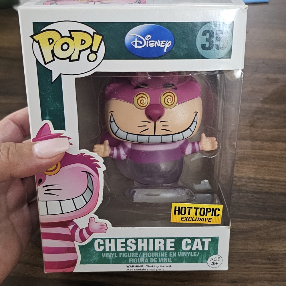 Disney Cheshire Cat Vinyl Figure - Purple and Pink